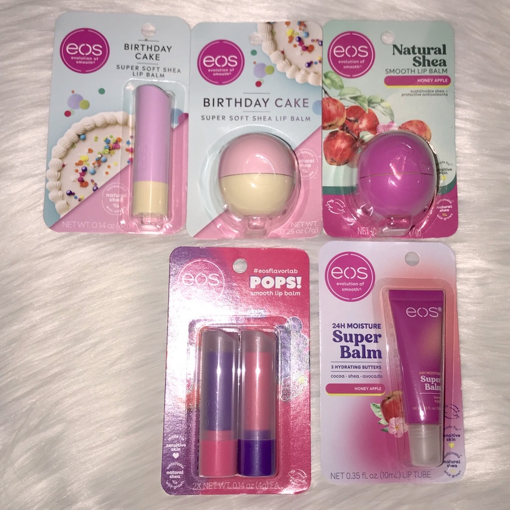 EOS Lip Balm and Super Balm Set of 6